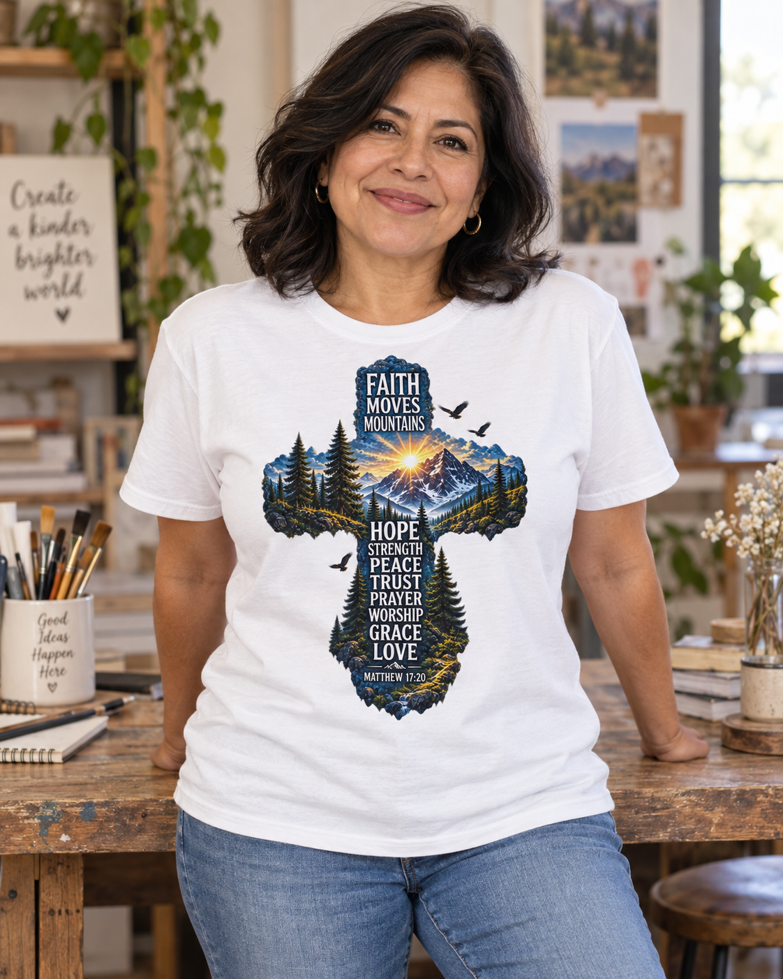 Faith Moves Mountains T-shirt