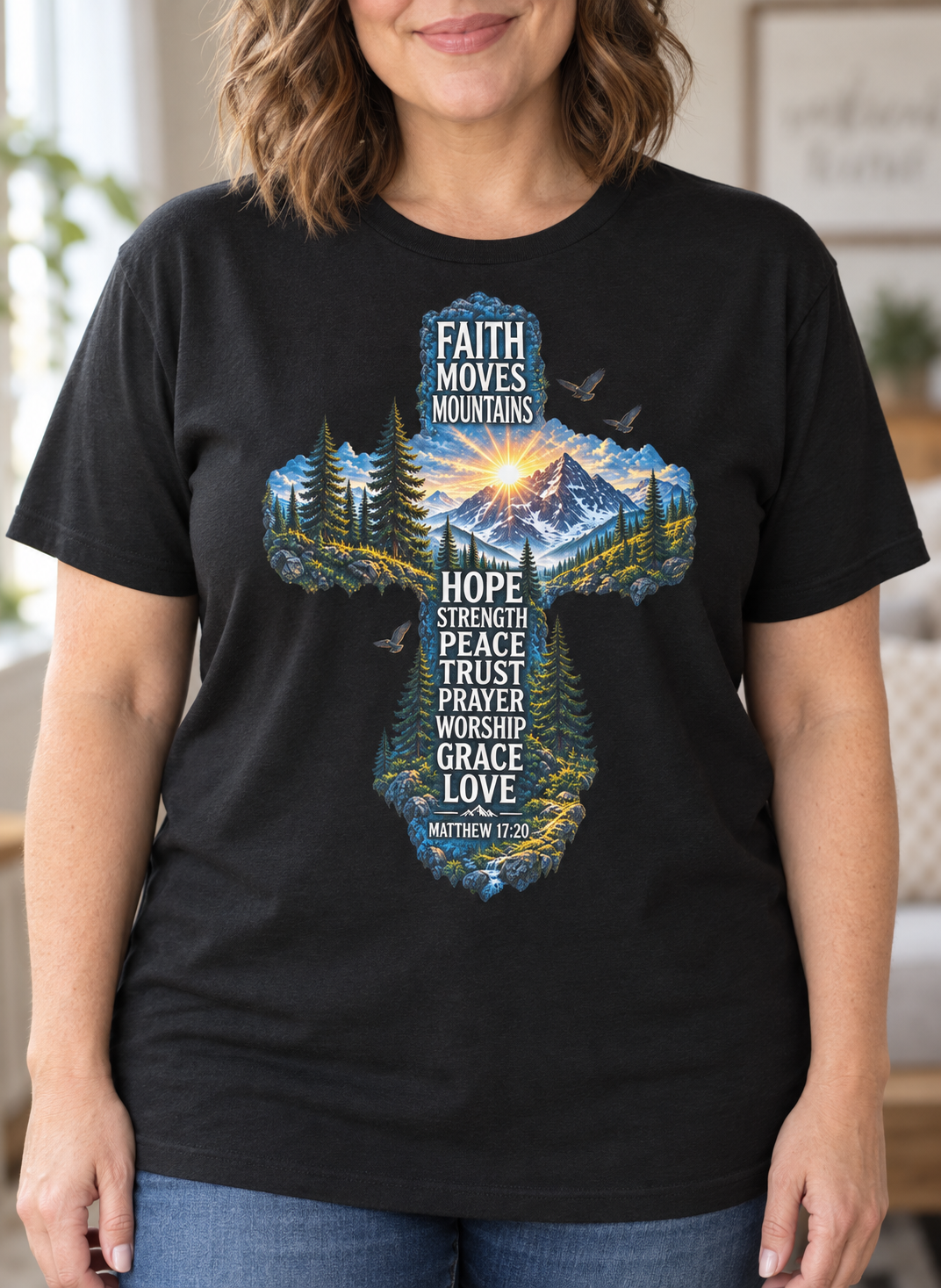 Faith Moves Mountains T-shirt