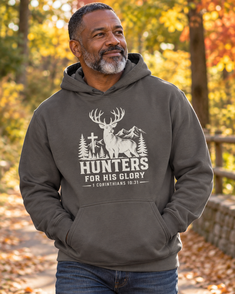 Hunters for HIS Glory Hoodie — Christian Hunting Sweatshirt