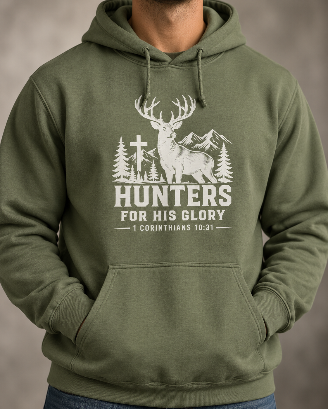 Hunters for HIS Glory Hoodie — Christian Hunting Sweatshirt