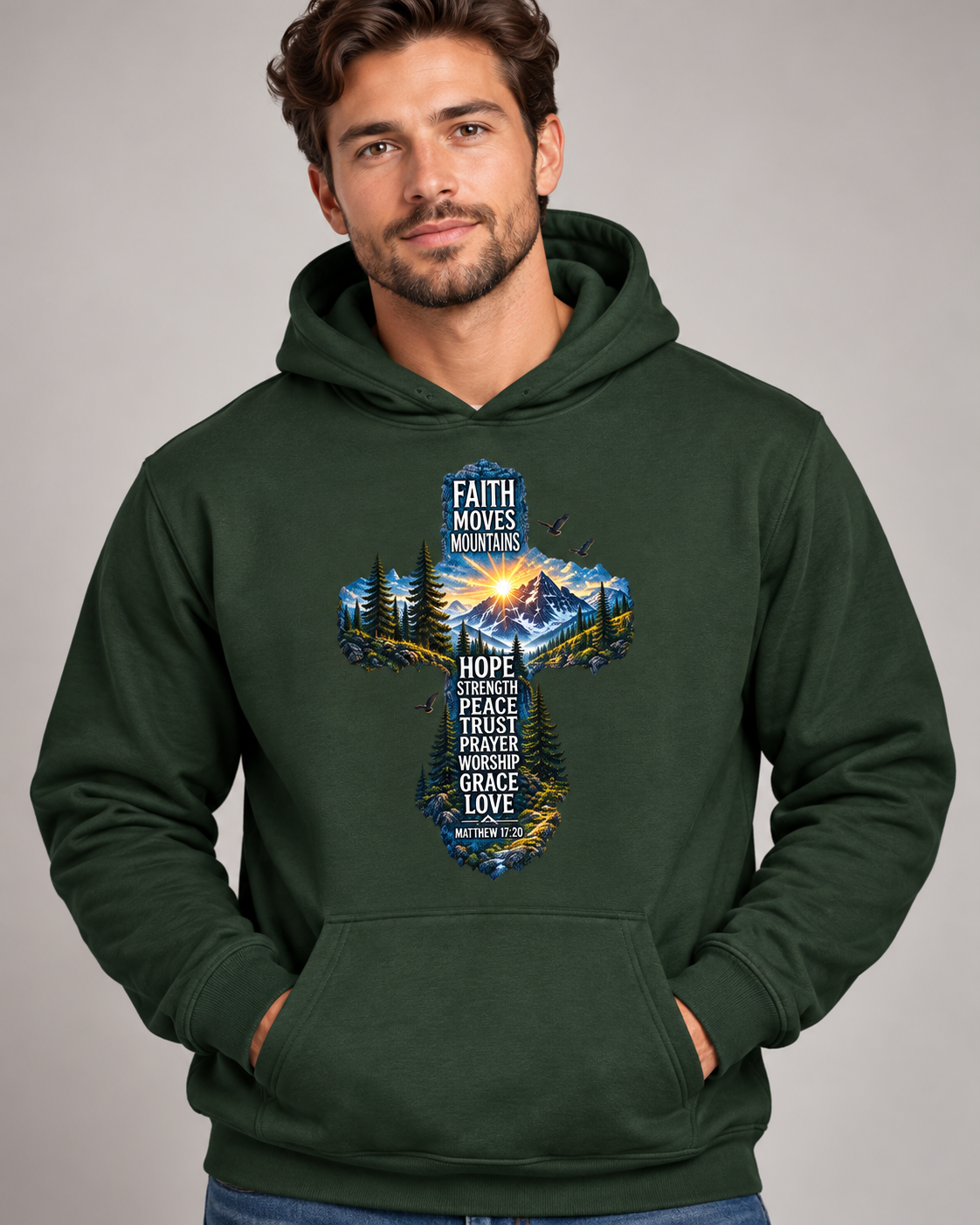 Faith Moves Mountains Hoodie