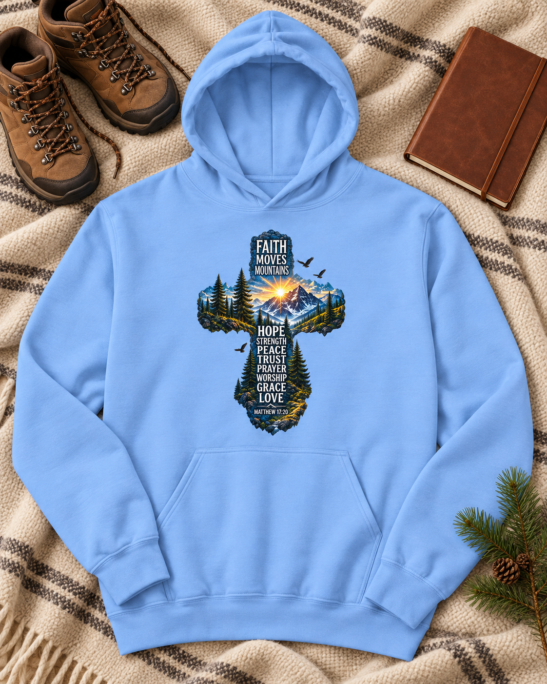 Faith Moves Mountains Hoodie