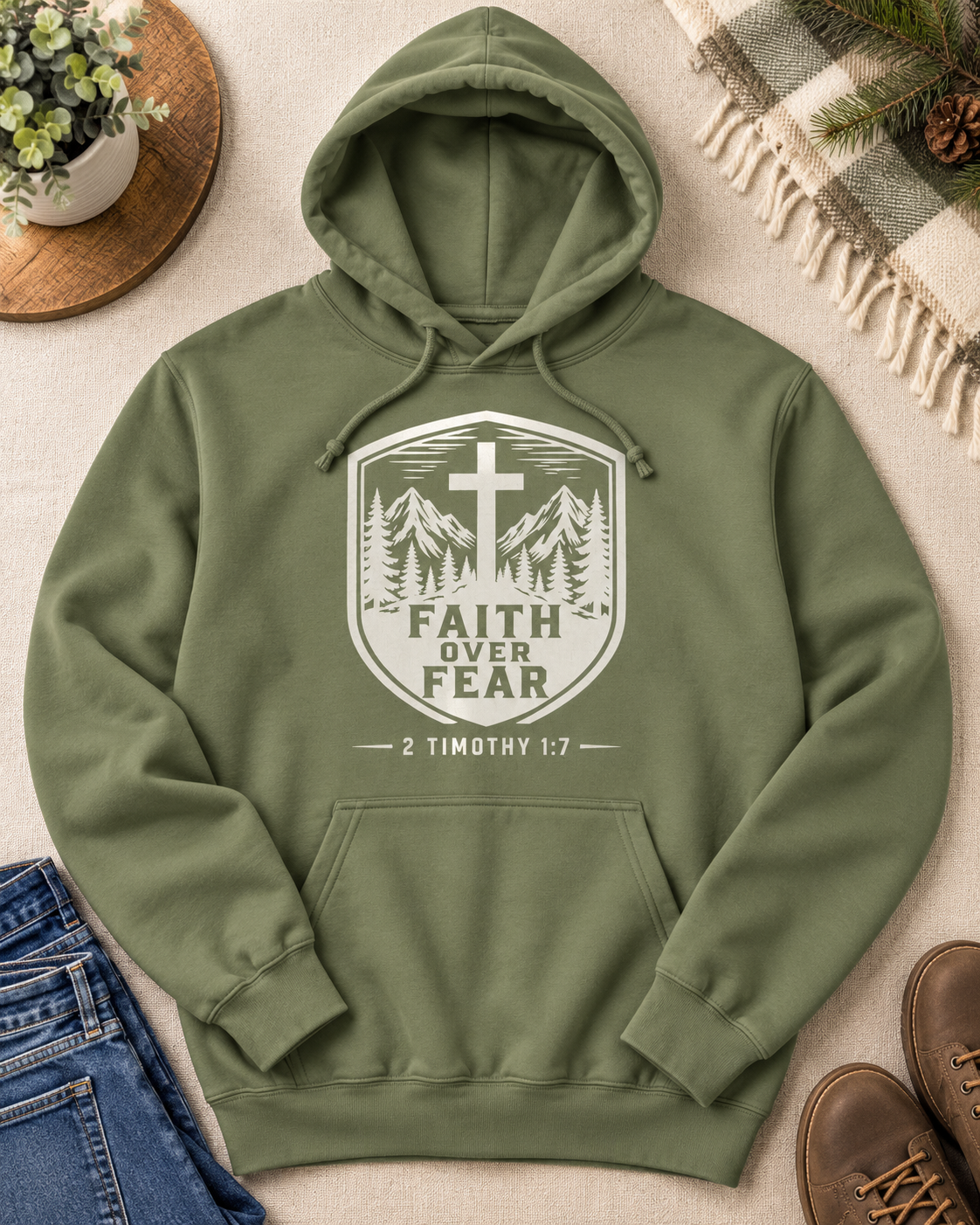 Faith Over Fear 3 Hoodie