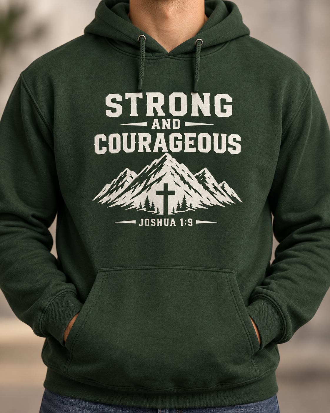 Strong and Courageous Hoodie