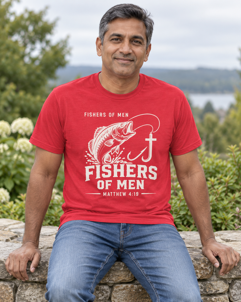 Fishers of Men T-Shirt — Christian Fishing Tee