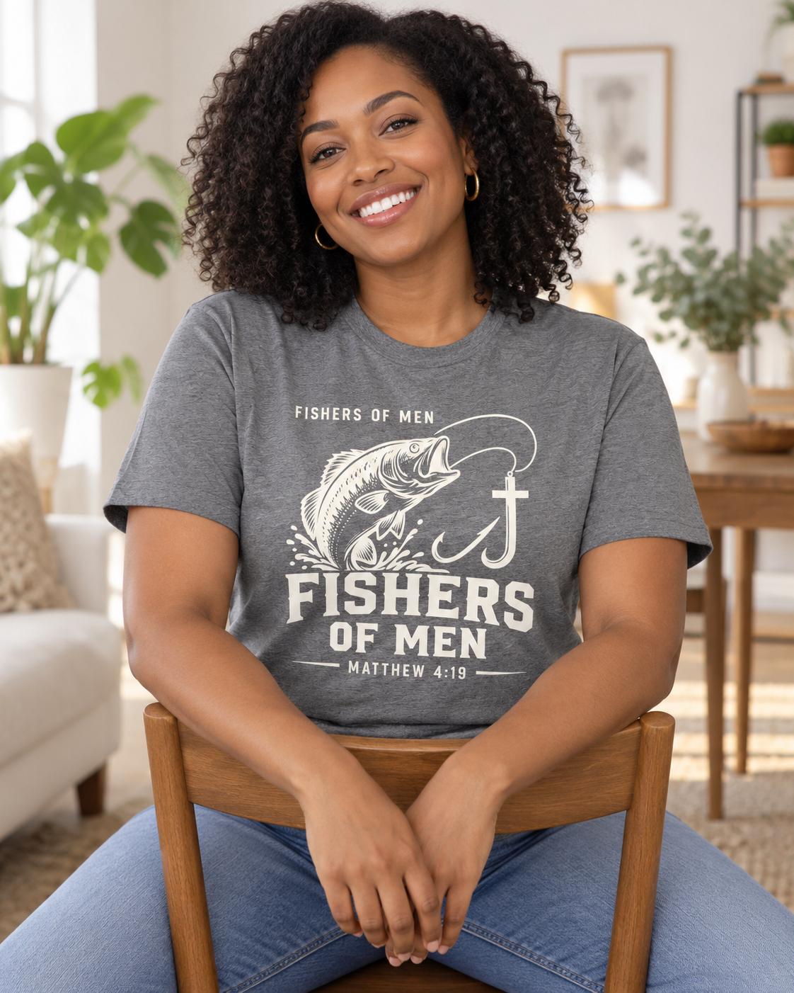 Fishers of Men T-Shirt — Christian Fishing Tee