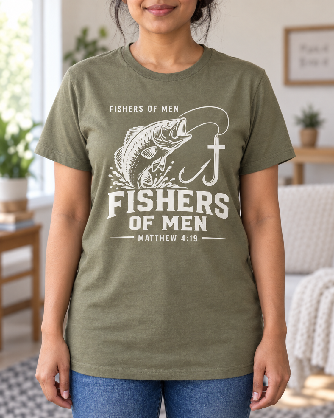 Fishers of Men T-Shirt — Christian Fishing Tee