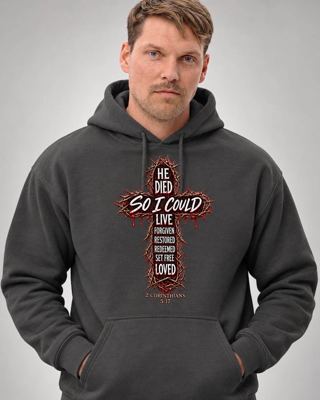 He Died So I Could... Hoodie
