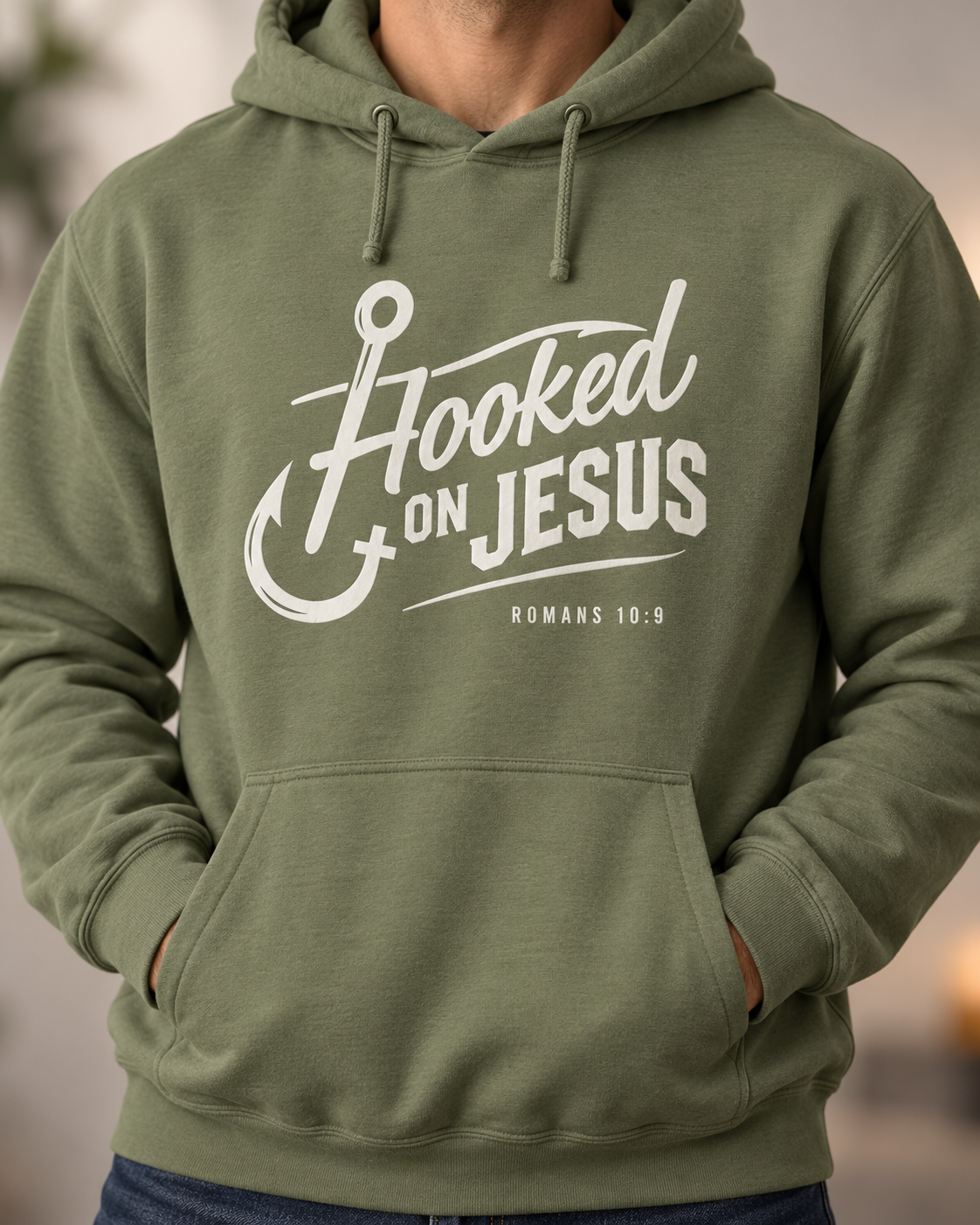 Hooked on Jesus Hoodie