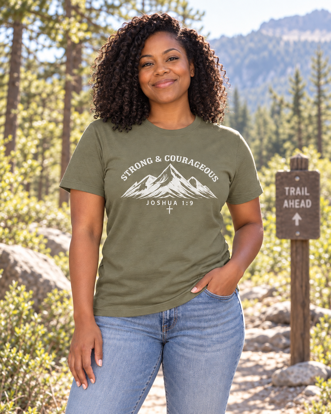 Strong and Courageous 2 T-Shirt