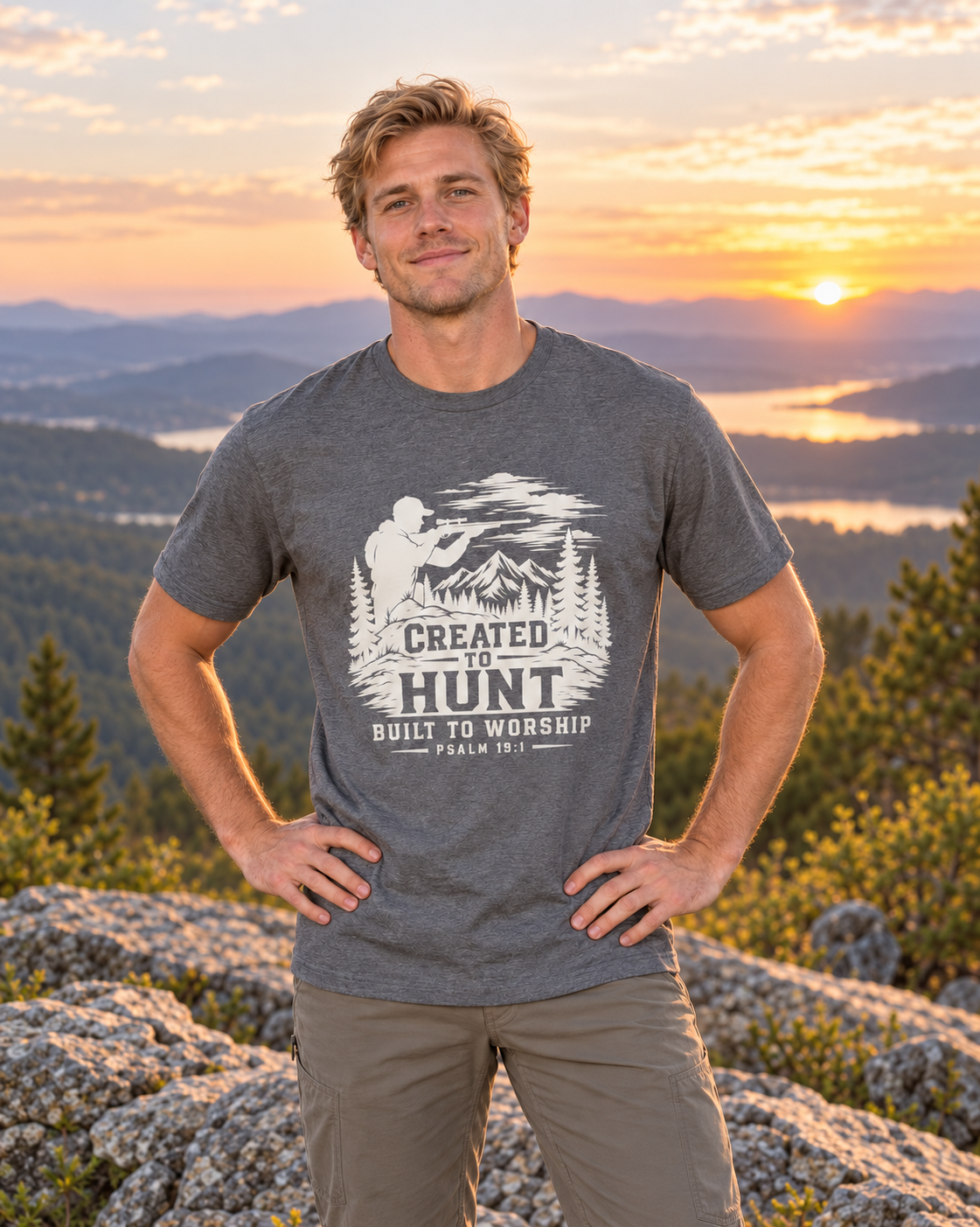 Created to Hunt T-Shirt — Faith-Based Hunting Tee