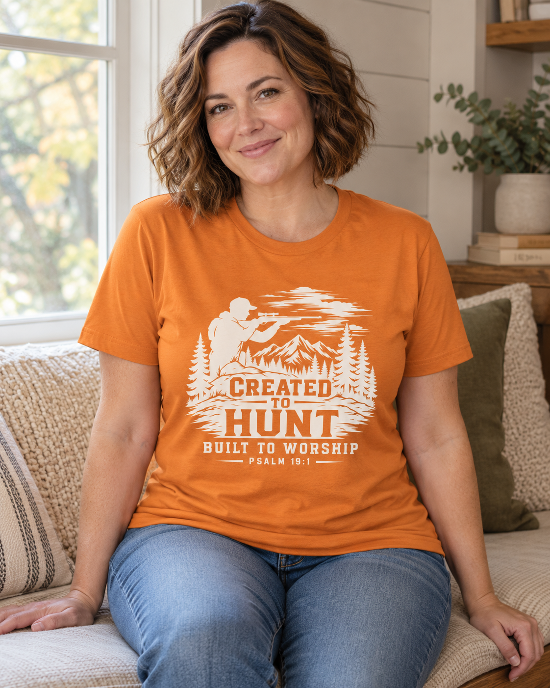 Created to Hunt T-Shirt — Faith-Based Hunting Tee