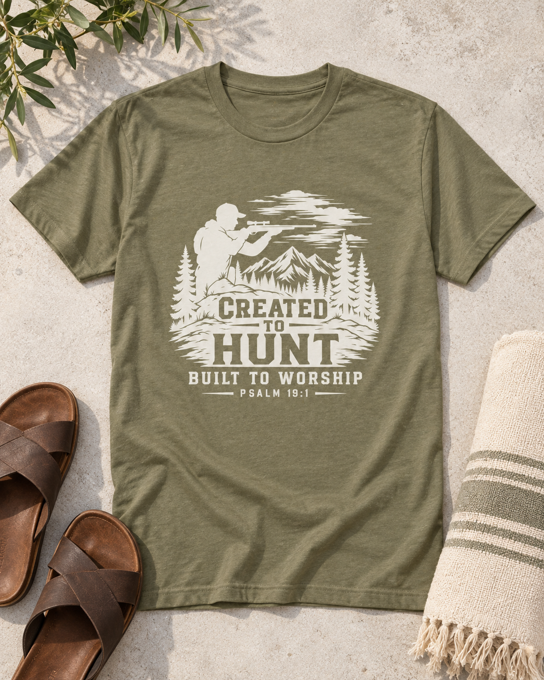 Created to Hunt T-Shirt — Faith-Based Hunting Tee
