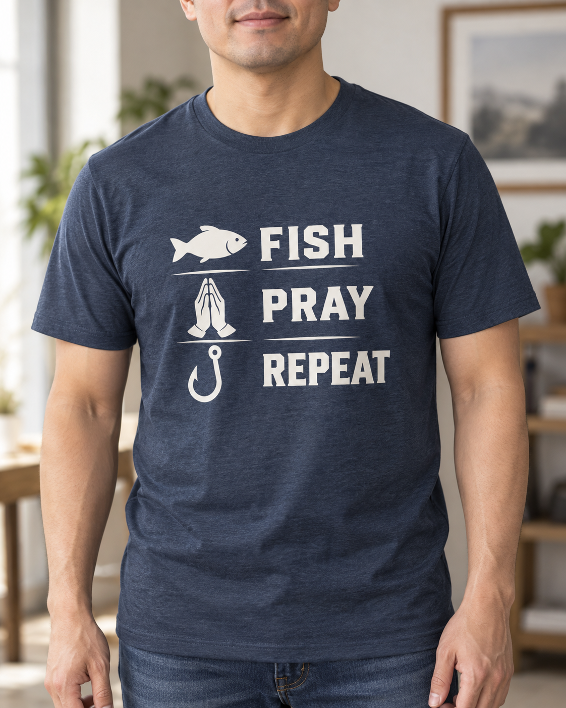 Fish Pray Repeat T-Shirt