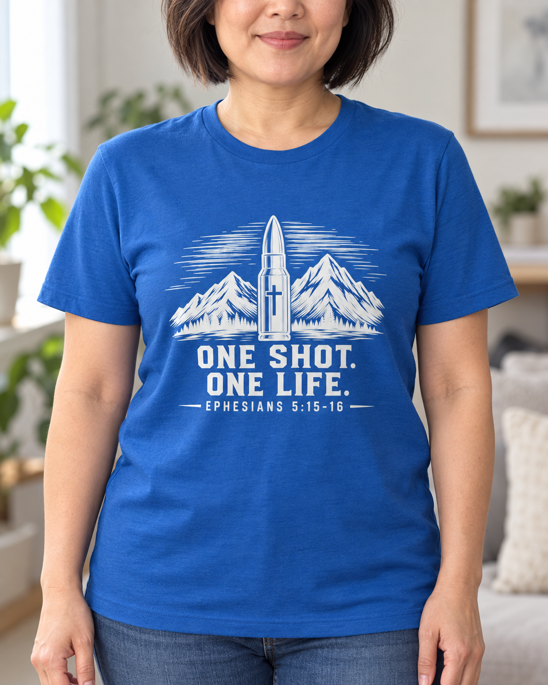 One Shot One Life T-Shirt — Christian Hunting Tee