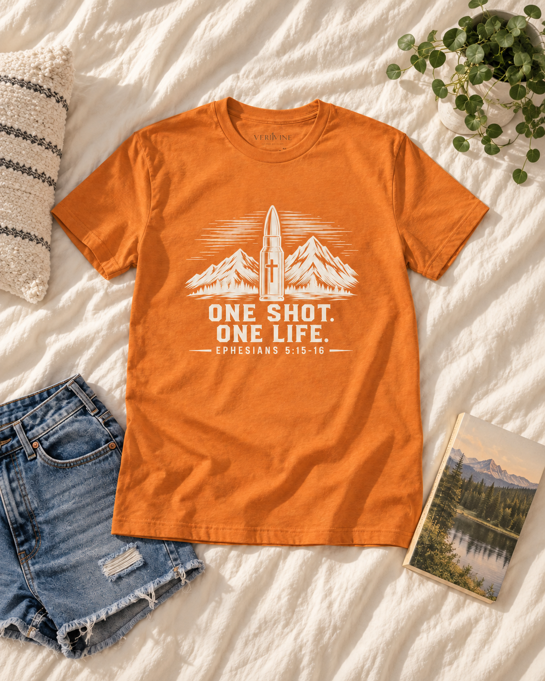One Shot One Life T-Shirt — Christian Hunting Tee