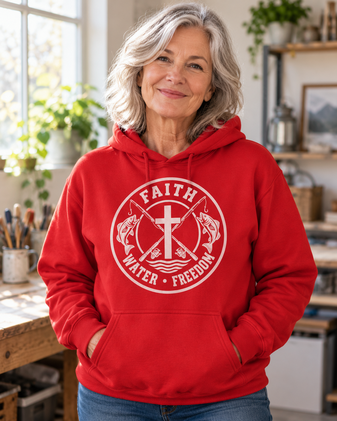 Faith Water Freedom Hoodie