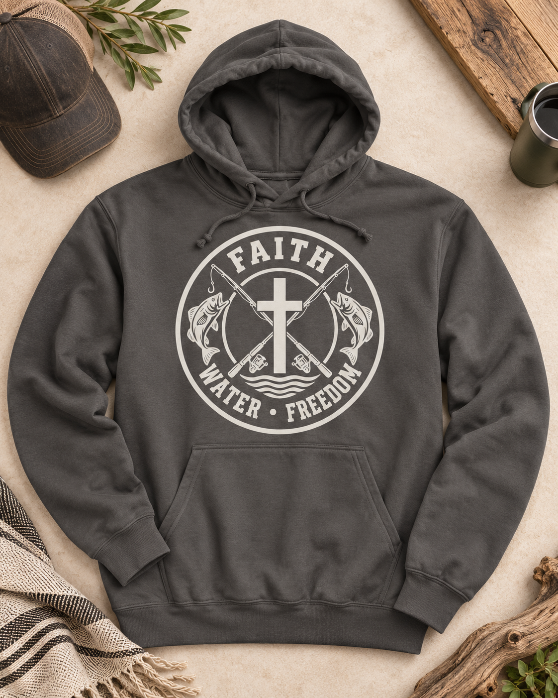 Faith Water Freedom Hoodie