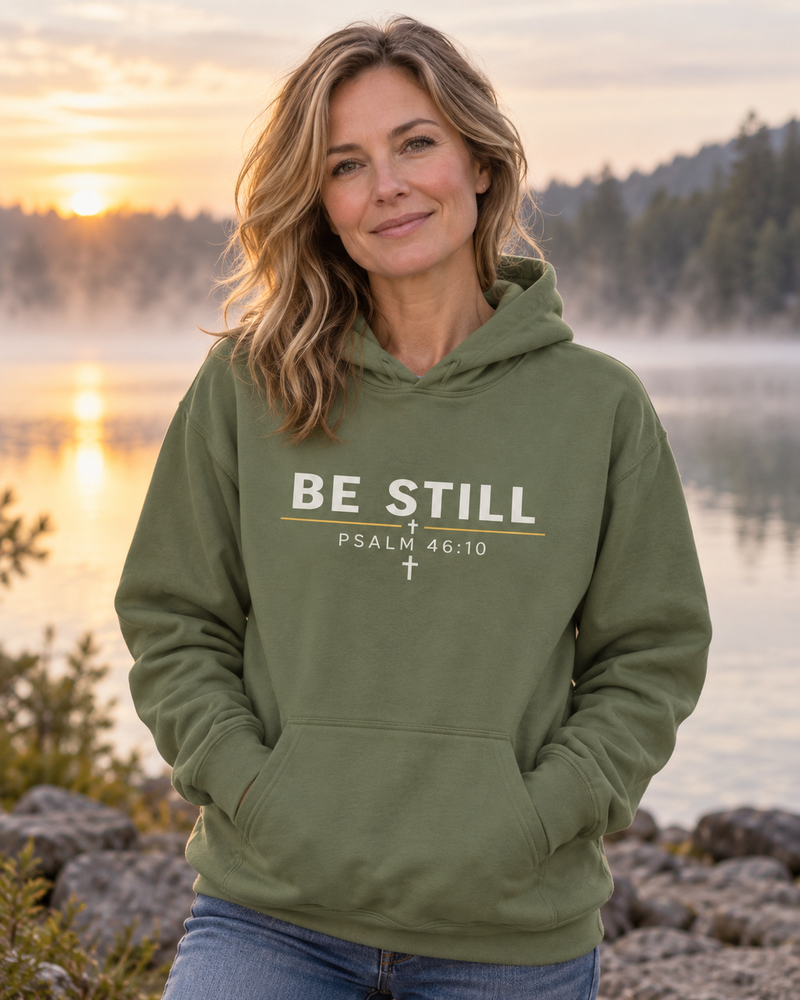 Be Still Hoodie Black / S