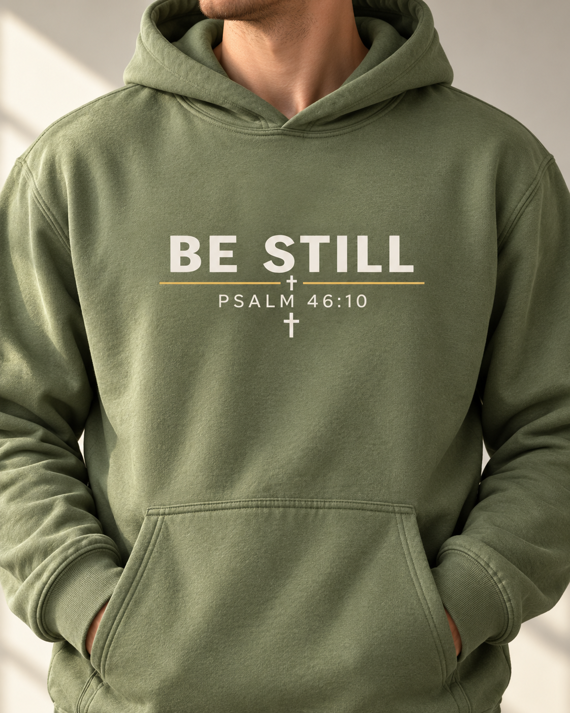 Be Still Hoodie Black / S