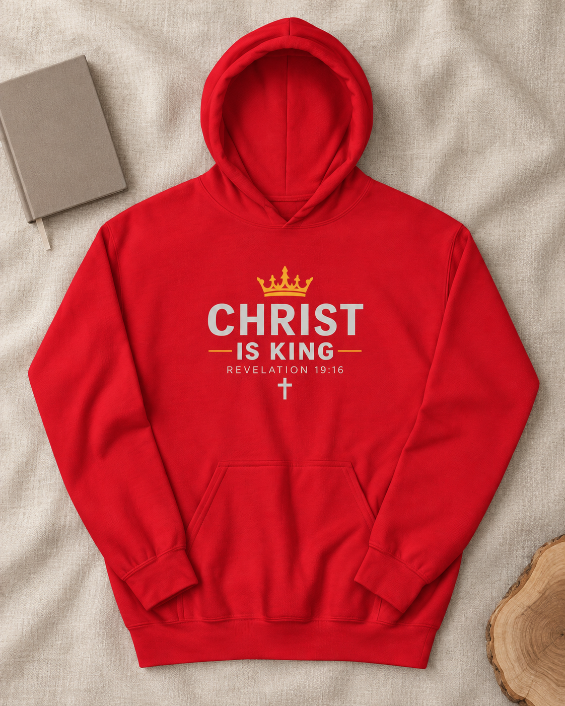 Christ is King Hoodie Black / S
