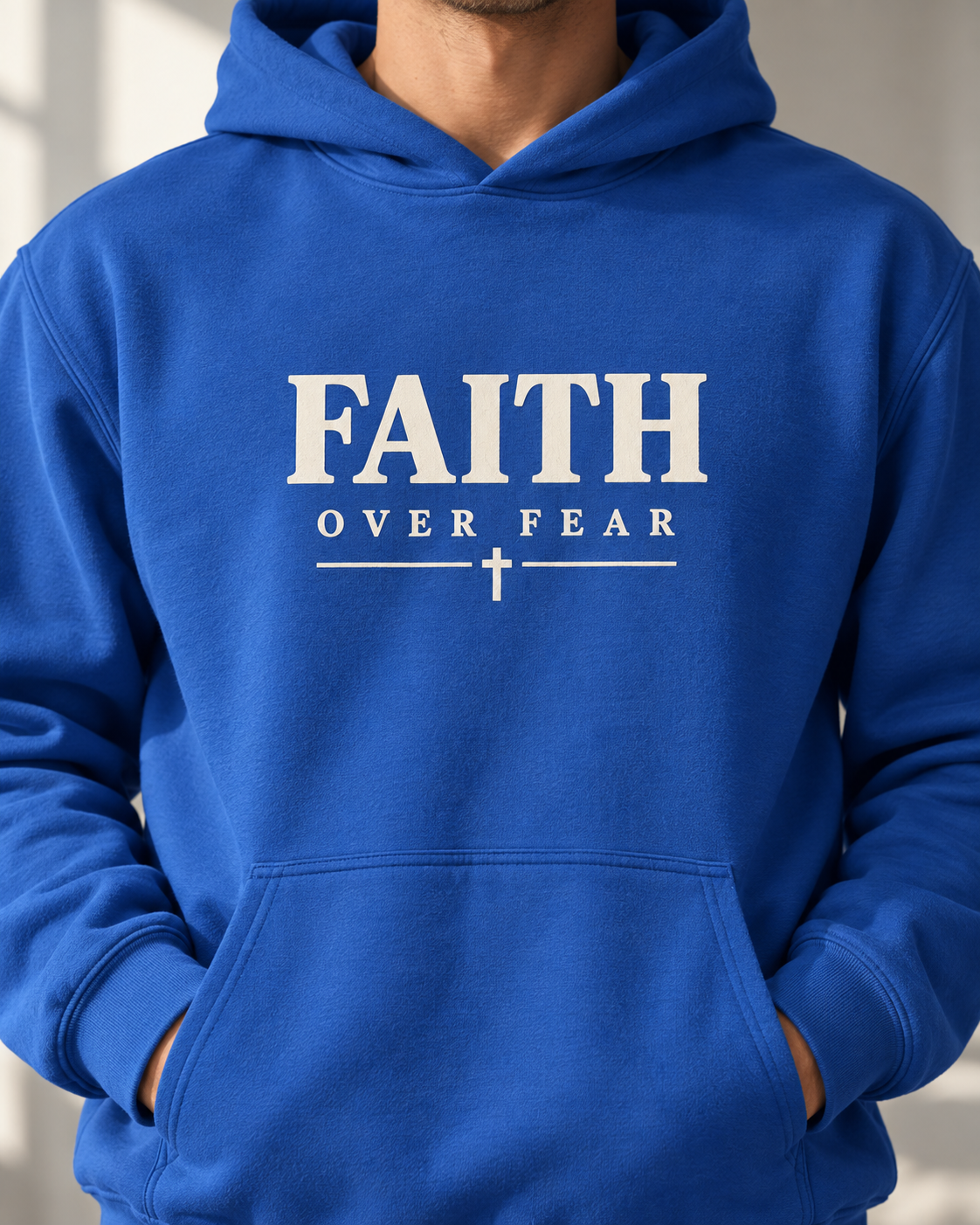 Faith Over Fear 2 Hoodie Black / S